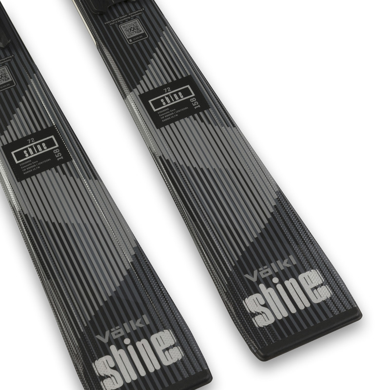 Volkl Womens SHINE 72 Skis + Marker VMOTION 10 BLACK Bindings