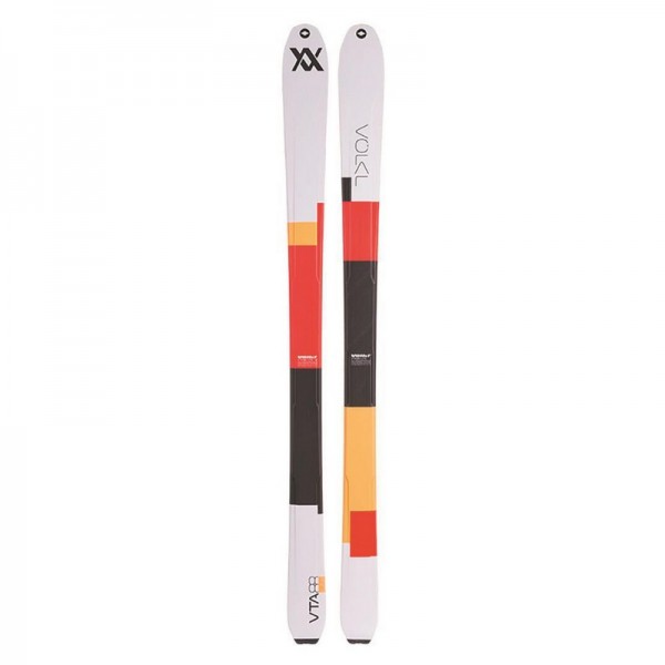 Volkl VTA88 LITE FLAT Touring Skis+ 70% mohair / 30 % nylon Skins
