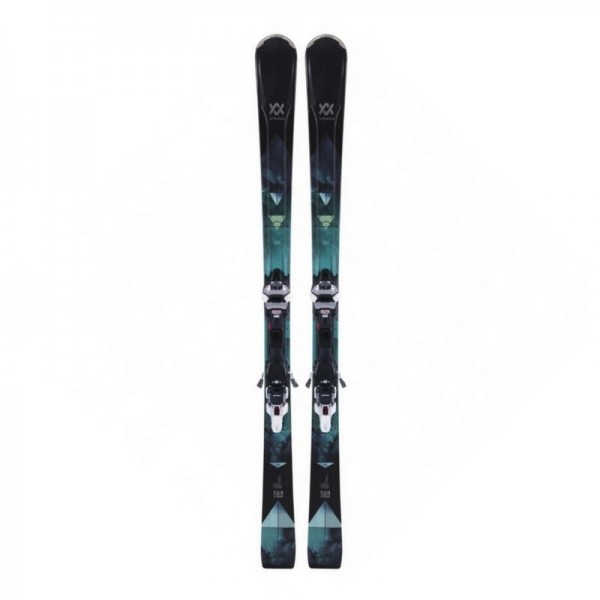 Volkl Women`s FLAIR 81 CARBON Demo Skis + Marker W/ IPT WR XL 11 TCX GW Bindings