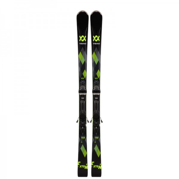 Volkl Unisex DEACON XTD Skis + Marker VMOTION10 GW Bindings