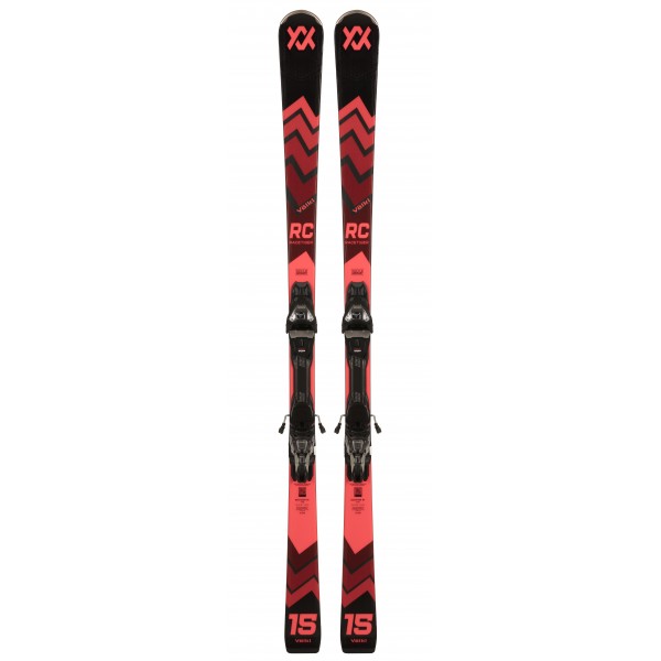 Volkl RACETIGER RC BLACK Skis + Marker VMOTION 12 GW Bindings